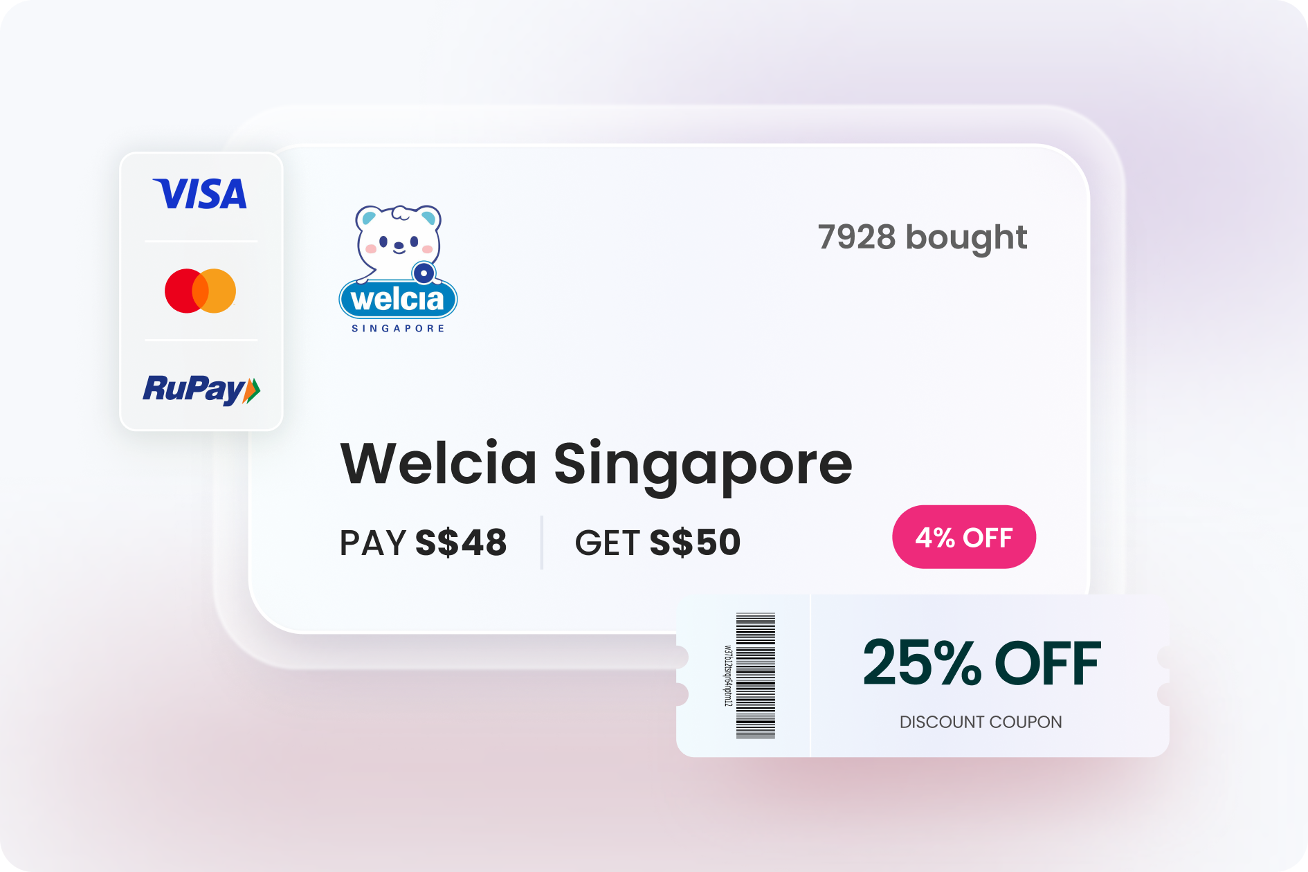 Exclusive offers mockup